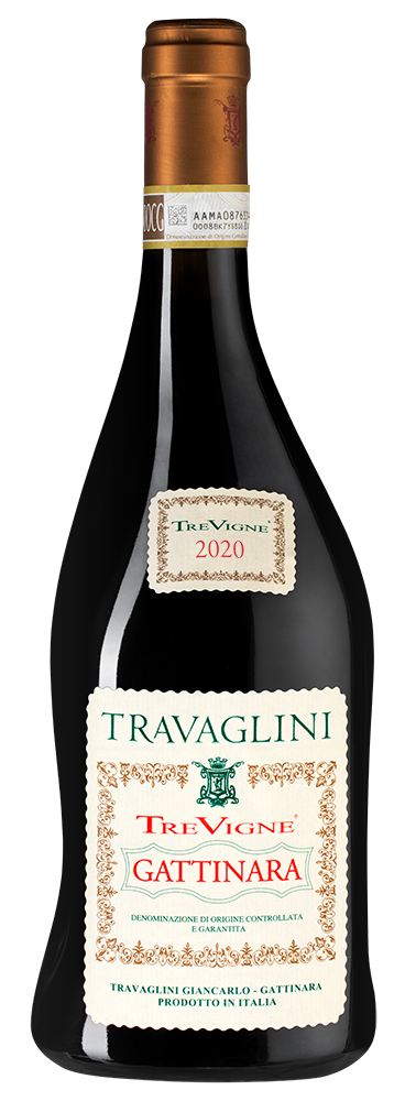 Вино Gattinara Tre Vigne, Travaglini, 2020, (153284), Италия, Пьемонт, красное, сухое, 0.75 л, Гаттинара Тре Винье, цена 12990 рублей