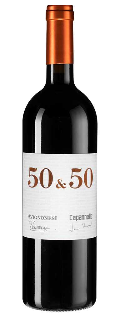 Вино 50 & 50, Capannelle, 2017, (131215), Италия, Тоскана, красное, сухое, 0.75 л, 50 & 50, цена 32490 рублей