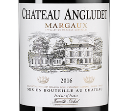 Вино Chateau Angludet (Margaux), (149912), 2016, 0.75 л, Шато Англюде (Марго) цена 16990 рублей