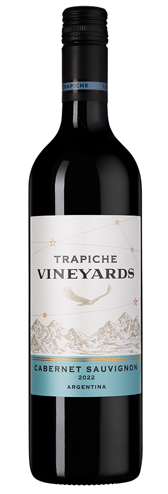 Вино Cabernet Sauvignon Vineyards, Trapiche, 2022, (138660), Аргентина, Мендоса, красное, сухое, 0.75 л, Каберне Совиньон Виньярдс, цена 1043 рублей