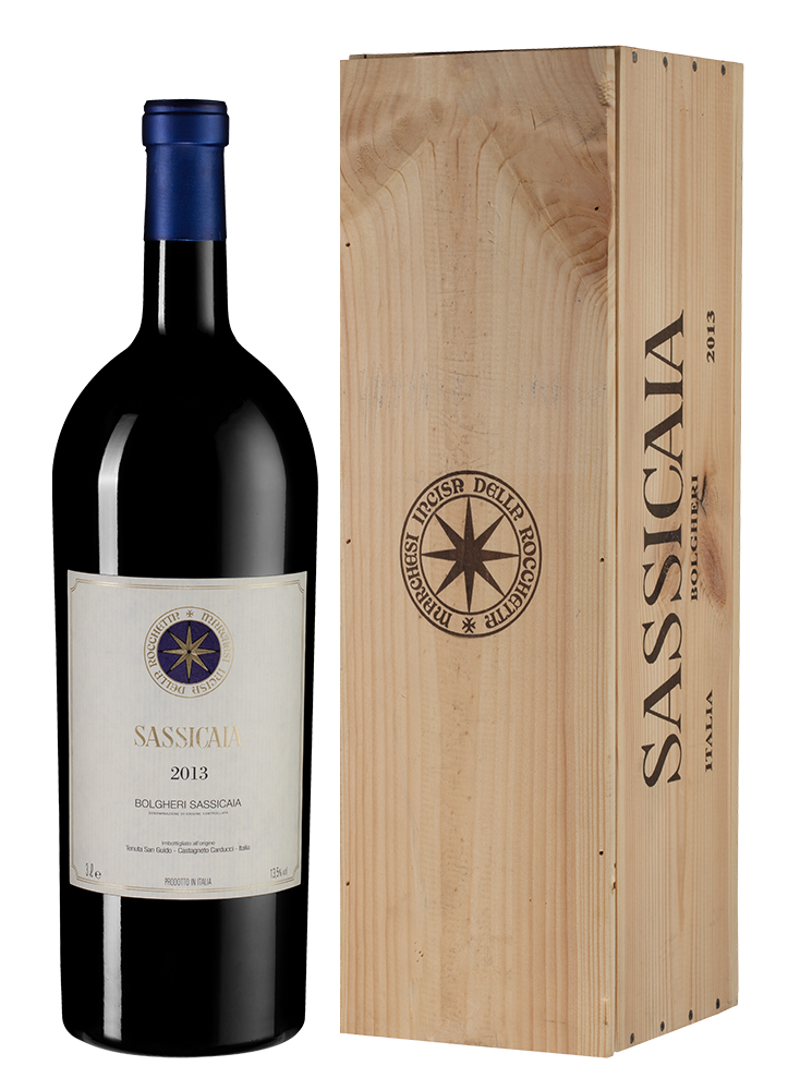 Вино Sassicaia, Tenuta San Guido, 2013, 3л, (103074), Италия, Тоскана, красное, сухое, 3 л, Сассикайя, цена 774990 рублей