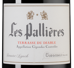 Вино Gigondas Les Pallieres Terrasse du Diable, (117039), красное сухое, 2015 г., 0.75 л, Жигондас Ле Пальер Террас дю Диабль цена 8990 рублей