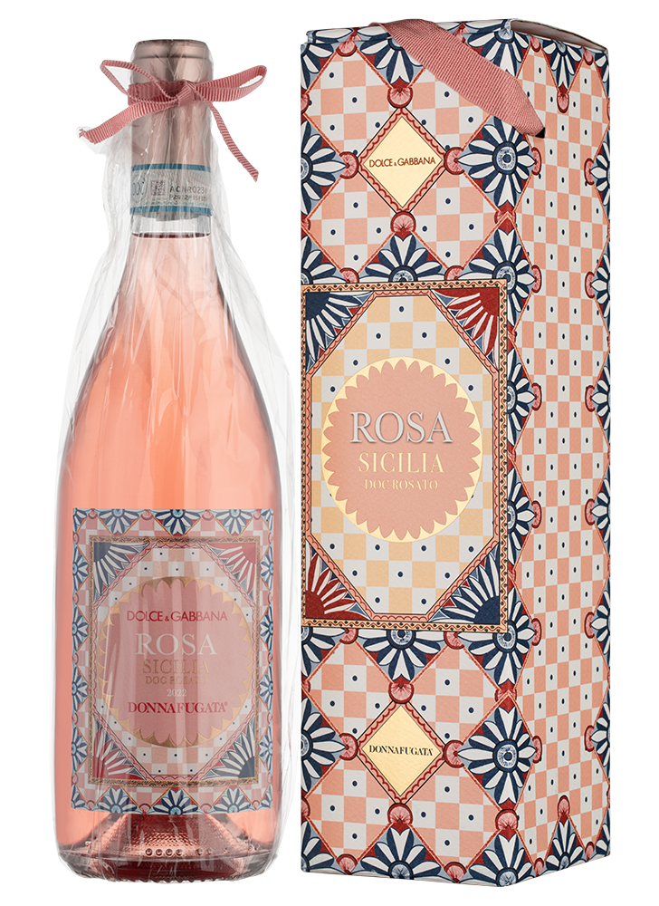 Вино Dolce&Gabbana Rosa в подарочной упаковке, Donnafugata, 2022, (142183), Италия, Сицилия, розовое, сухое, 0.75 л, Роза, цена 9990 рублей