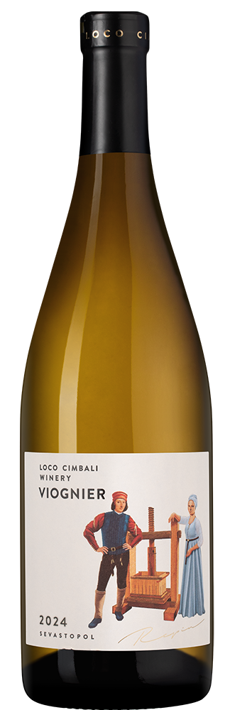Вино Loco Cimbali Viognier, 2024, (157820), Россия, Крым, белое, сухое, 0.75 л, Локо Чимбали Вионьe, цена 2090 рублей
