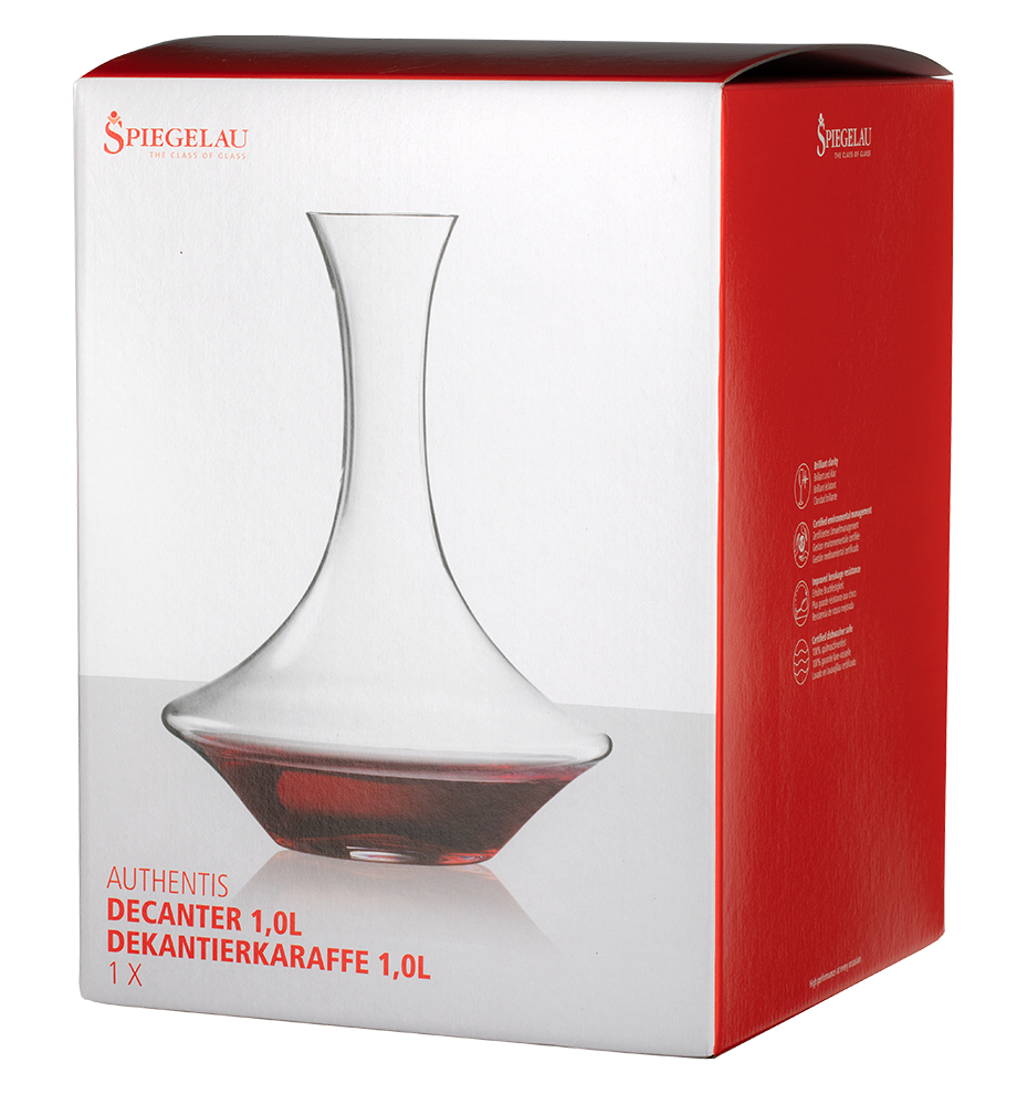 Декантер Spiegelau Authentis, 1л, (132736), Германия, хрустальное стекло, 1 л, Шпигелау Аутентис Декантер 1л, цена 13990 рублей