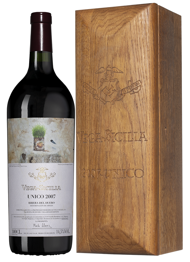 Вино Vega Sicilia Unico, Bodegas Vega Sicilia, 2007, 3л, (152285), Испания, Кастилия и Леон, красное, сухое, 3 л, Вега Сисилия Унико, цена 1349990 рублей