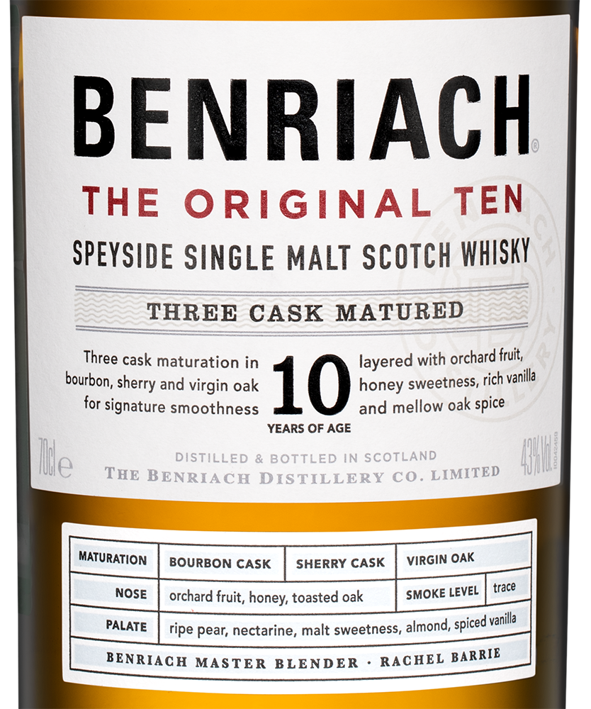 Виски Benriach The Original Ten в подарочной упаковке, (159084), Соединенное Королевство, Спейсайд, 0.7 л, Бенриах Зе Ориджинал Тэн, цена 6590 рублей