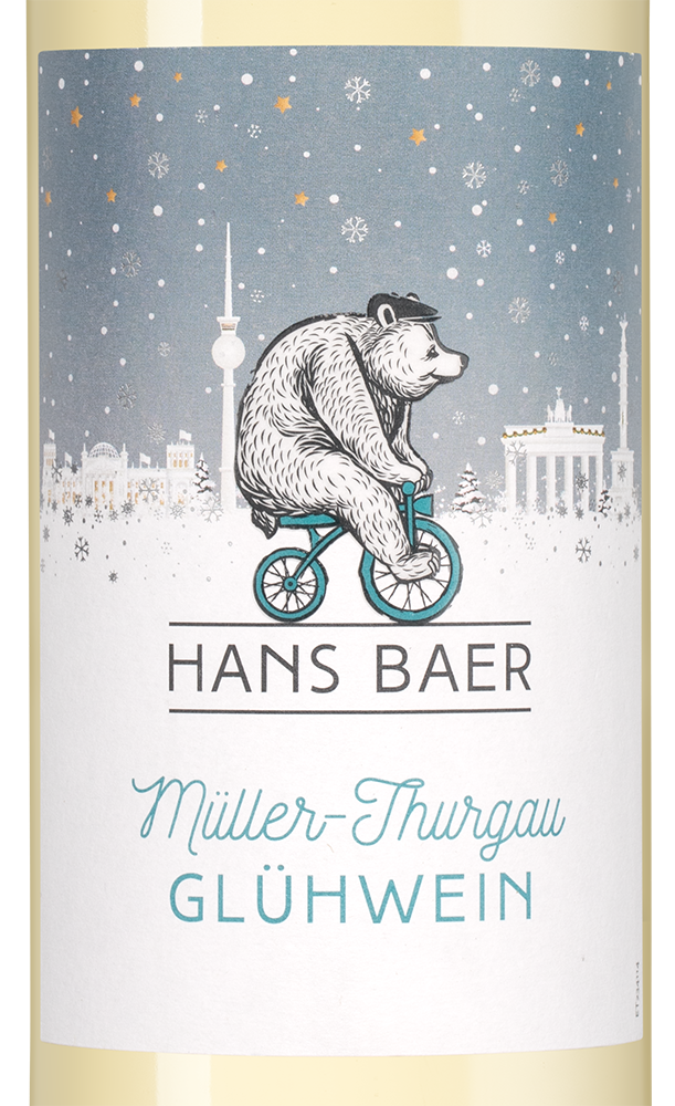 Вино Hans Baer Gluhwein Muller-Thurgau, Weinkellerei Hechtsheim, 2021, (139711), Германия, Пфальц, сладкое, 0.75 л, Ханс Баер Глинтвейн Мюллер Тургау, цена 1440 рублей