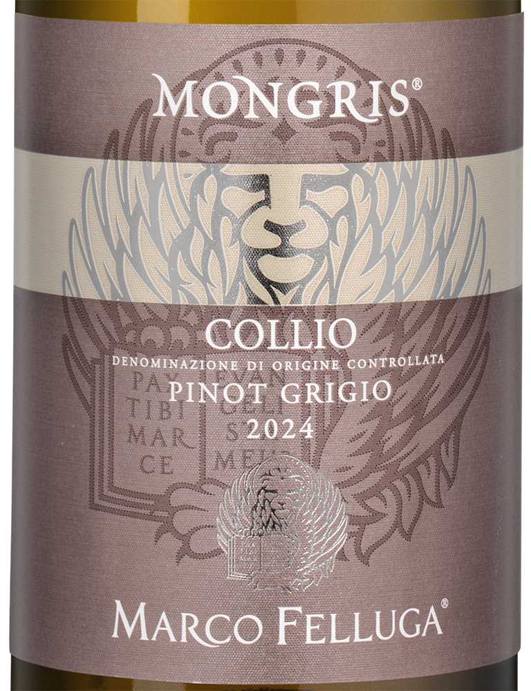 Вино Pinot Grigio Mongris, Marco Felluga, 2024, (154539), Италия, Фриули-Венеция-Джулия, белое, сухое, 0.75 л, Пино Гриджо Монгрис, цена 4990 рублей