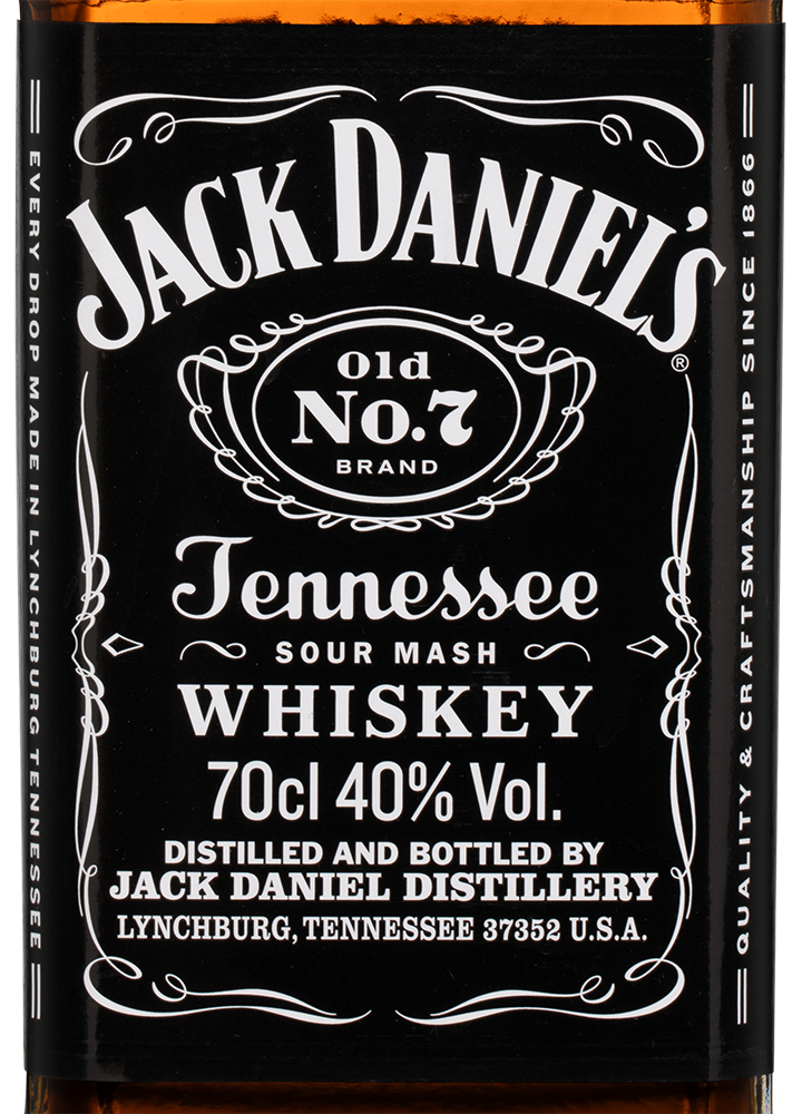 Виски Jack Daniel's Tennessee Whiskey, (160264), Соединенные Штаты Америки, 0.7 л, Джек Дэниэлс Теннесси Виски, цена 2190 рублей