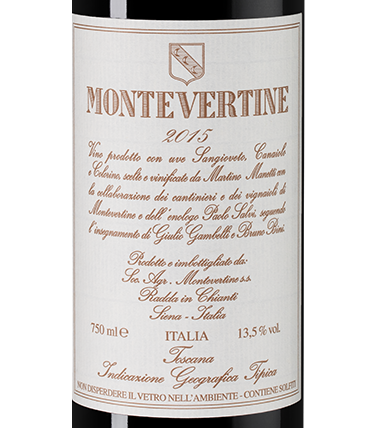 Вино Montevertine, 2015, (113470), Италия, Тоскана, красное, сухое, 0.75 л, Монтевертине, цена 27490 рублей