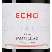 Вино с ежевичным вкусом Echo de Lynch Bages