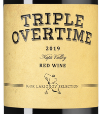 Вино Triple Overtime Red Wine, (127860), красное сухое, 2019 г., 0.75 л, Трипл Овертайм Рэд Вайн цена 11190 рублей