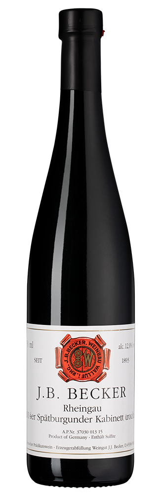 Вино Spatburgunder Kabinett, J. B. Becker, 2014, (141894), Германия, Рейнгау, красное, сухое, 0.75 л, Шпетбургундер Кабинет Трокен, цена 8490 рублей