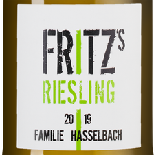 Вино Fritz's Riesling, (123237), белое полусухое, 2019 г., 0.75 л, Фриц'с Рислинг цена 2890 рублей