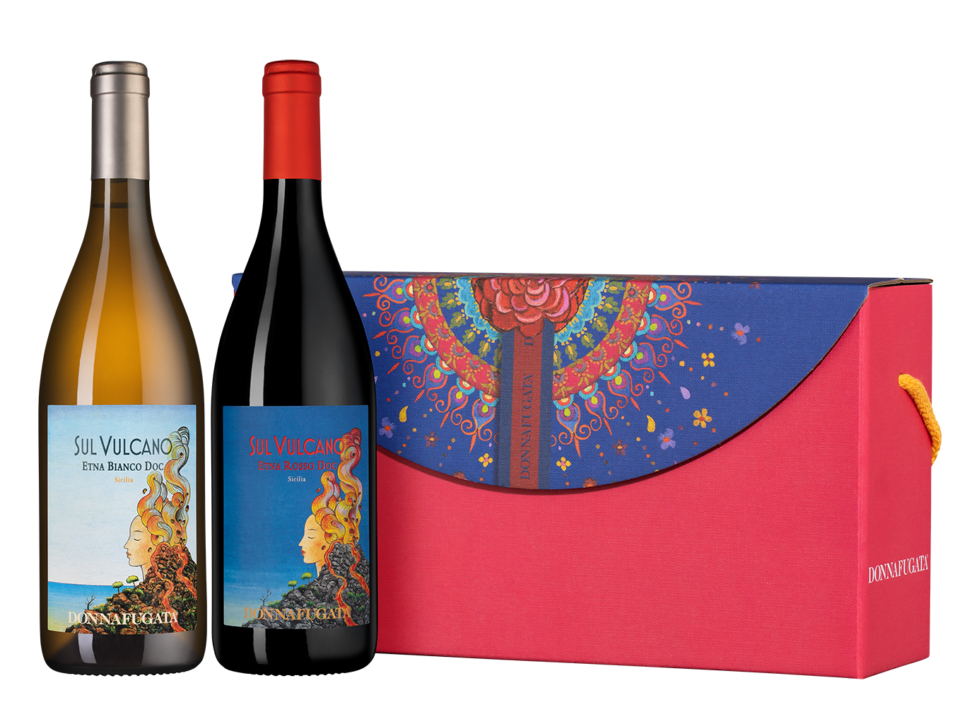 Вино в подарочном наборе Donnafugata: City Bag Vulcanica, (155772), Италия, Сицилия, 0.75 л, Набор Доннафугата: Сити Баг Вулканика, цена 19990 рублей