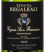 Вино к овощам Tenuta Regaleali Chardonnay Vigna San Francesco