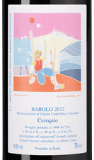 Вино Barolo Cerequio, (151468), красное сухое, 2012, 0.75 л, Бароло Черекуйо цена 87490 рублей