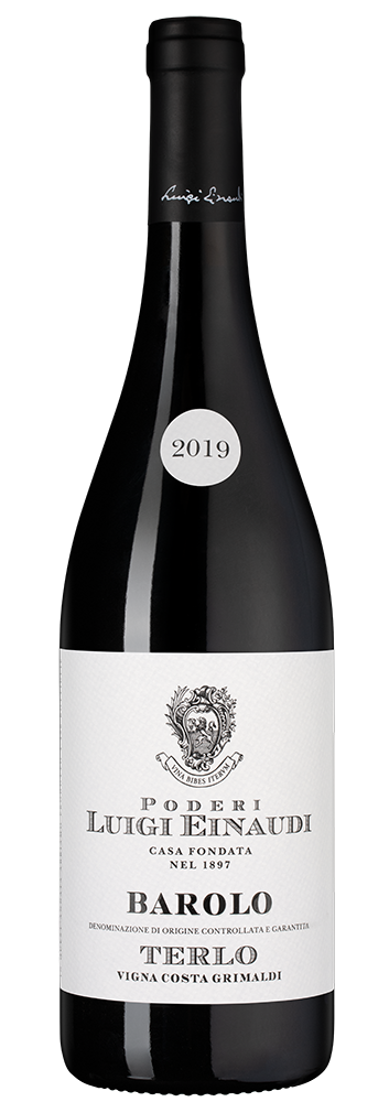 Вино Barolo Terlo Vigna Costa Grimaldi, Poderi Luigi Einaudi, 2019, (144174), Италия, Пьемонт, красное, сухое, 0.75 л, Бароло Терло Винья Коста Гримальди, цена 19990 рублей