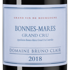 Вино Bonnes-Mares Grand Cru, (139226), красное сухое, 2018 г., 0.75 л, Бон-Мар Гран Крю цена 89990 рублей