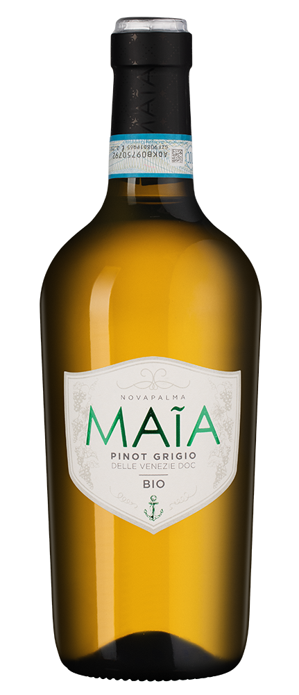 Вино Pinot Grigio Maia, Novapalma, 2024, (154286), Италия, Фриули-Венеция-Джулия, белое, сухое, 0.75 л, Майя Пино Гриджо, цена 2390 рублей