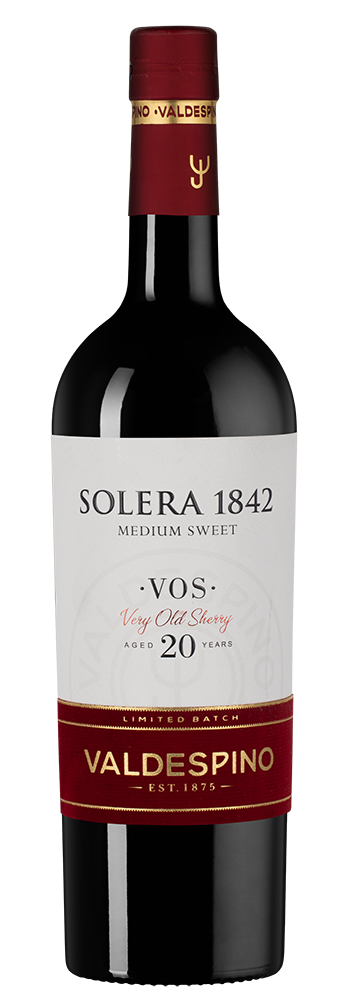 Херес Oloroso Solera 1842, Valdespino, 0.5л, (138221), Испания, Андалусия, 0.5 л, Олоросо Солера 1842, цена 9990 рублей
