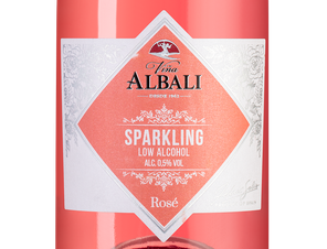 Игристое вино безалкогольное Vina Albali Rose Low Alcohol, 0,5%, (147280), 2022 г., 0.75 л, Винья Албали Розе Безалкогольное цена 1290 рублей
