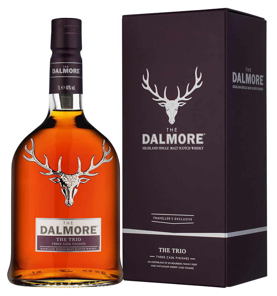 Виски Dalmore Trio в подарочной упаковке, 1л, (146424), Шотландия, Хайленд, 1 л, Далмор Трио, цена 15990 рублей