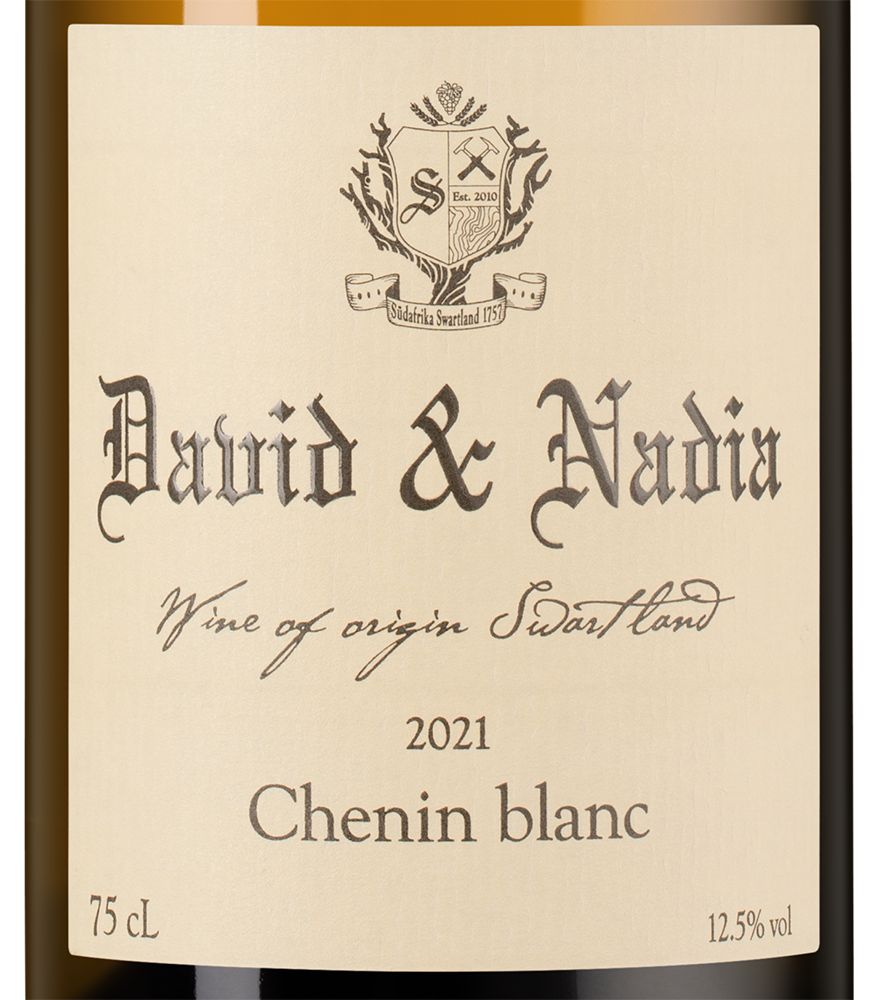 Вино Chenin Blanc, David & Nadia, 2021, (139932), Южная Африка, Свортленд, белое, сухое, 0.75 л, Шенен Блан, цена 7990 рублей
