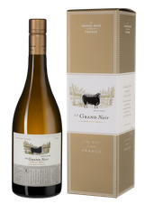 Вино Le Grand Noir Chardonnay, (119667), gift box в подарочной упаковке, белое сухое, 2018 г., 0.75 л, Ле Гран Нуар Вайнмэйкерс Селекшн Шардоне цена 1690 рублей