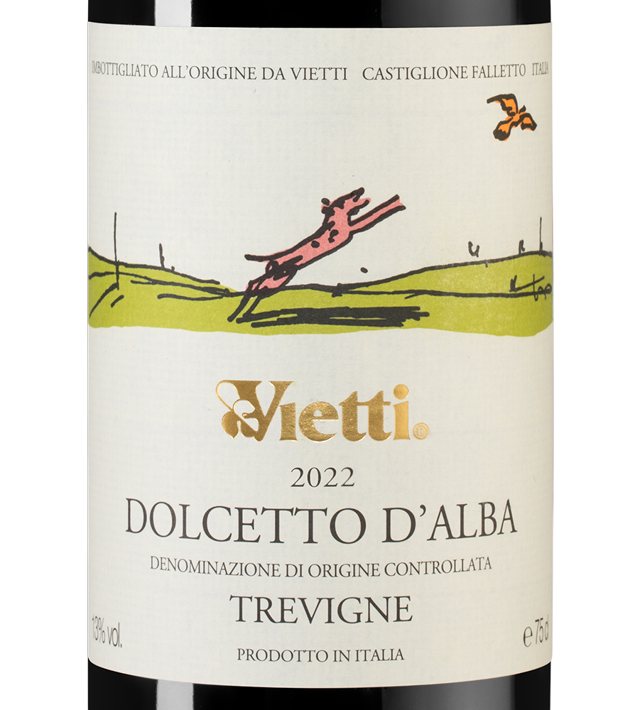 Вино Dolcetto d'Alba Tre Vigne, Vietti, 2022, (143815), Италия, Пьемонт, красное, сухое, 0.75 л, Дольчетто д'Альба Тре Винье, цена 5990 рублей