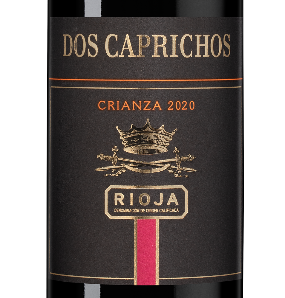 Вино Dos Caprichos Crianza, Bodegas Faustino, 2020, (147447), Испания, Риоха, красное, сухое, 0.75 л, Риоха  Дос Капричос Крианса, цена 1890 рублей