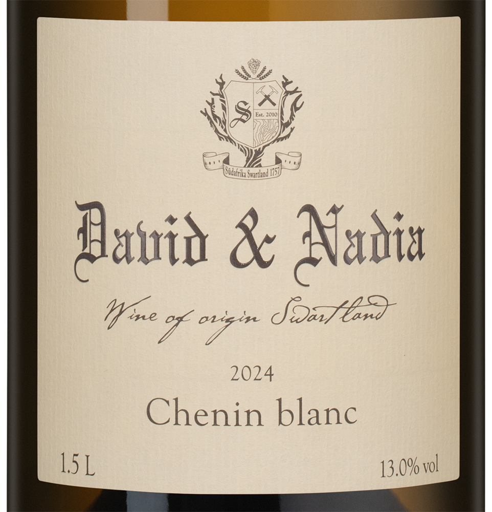 Вино Chenin Blanc, David & Nadia, 2024, 1.5л, (155467), Южная Африка, Свортленд, белое, сухое, 1.5 л, Шенен Блан, цена 19990 рублей
