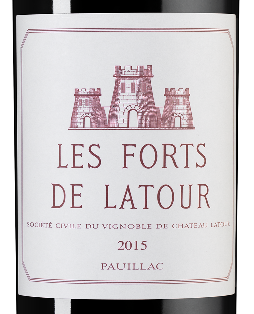 Вино Les Forts de Latour (Pauillac), Chateau Latour, 2015, (149573), Франция, Бордо, красное, сухое, 0.75 л, Ле Фор де Латур, цена 84990 рублей