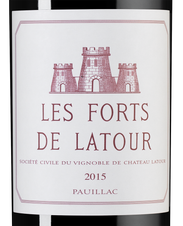 Вино Les Forts de Latour, (149573), красное сухое, 2015, 0.75 л, Ле Фор де Латур цена 72490 рублей