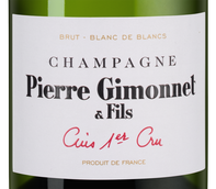 Шампанское и игристое вино Шардоне из Шампани Cuis 1-er Cru Blanc de Blancs Brut