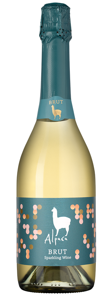 Игристое вино Alpaca Brut, Vina San Pedro, (152099), Чили, Центральная Долина, белое, брют, 0.75 л, Альпака Брют, цена 1218 рублей