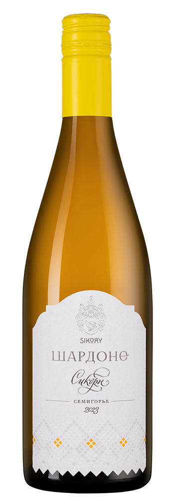 Вино Шардоне, Сикоры, 2023, (151431), Россия, Кубань, белое, сухое, 0.75 л, Шардоне, цена 2390 рублей