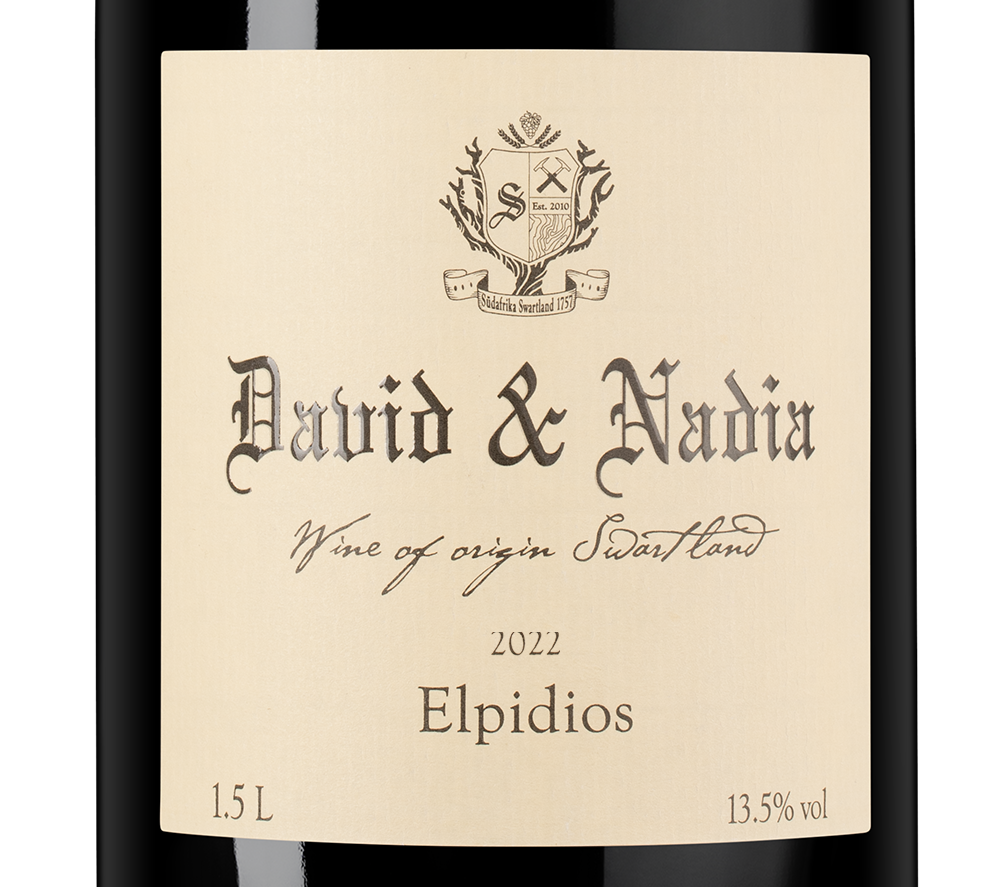Вино Elpidios, David & Nadia, 2022, 1.5л, (155470), Южная Африка, Свортленд, красное, сухое, 1.5 л, Эльпидиос, цена 19990 рублей