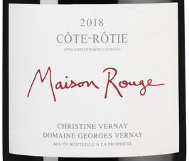 Вино Cote Rotie Maison Rouge, (131372), красное сухое, 2018 г., 0.75 л, Кот Роти Мезон Руж цена 31990 рублей