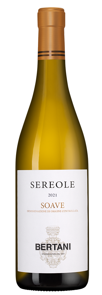 Вино Soave Sereole, Bertani, 2021, (135939), Италия, Венето, белое, сухое, 0.75 л, Соаве Сереоле, цена 3990 рублей