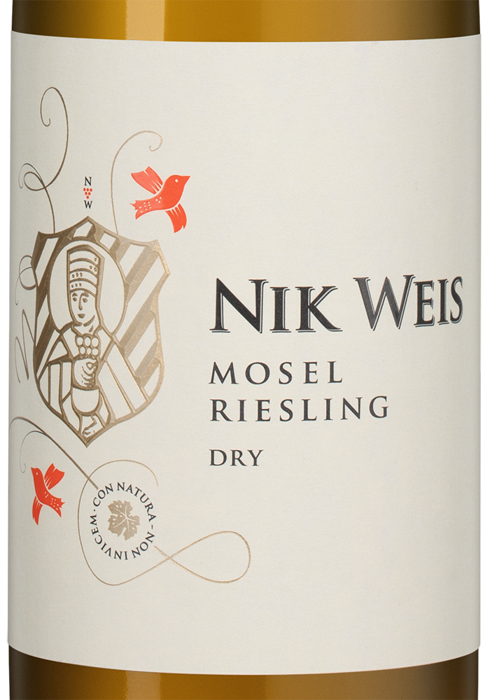 Вино Riesling, Nik Weis St. Urbans-Hof, 2024, (158298), Германия, Мозель, белое, полусухое, 0.75 л, Рислинг, цена 2023 рублей