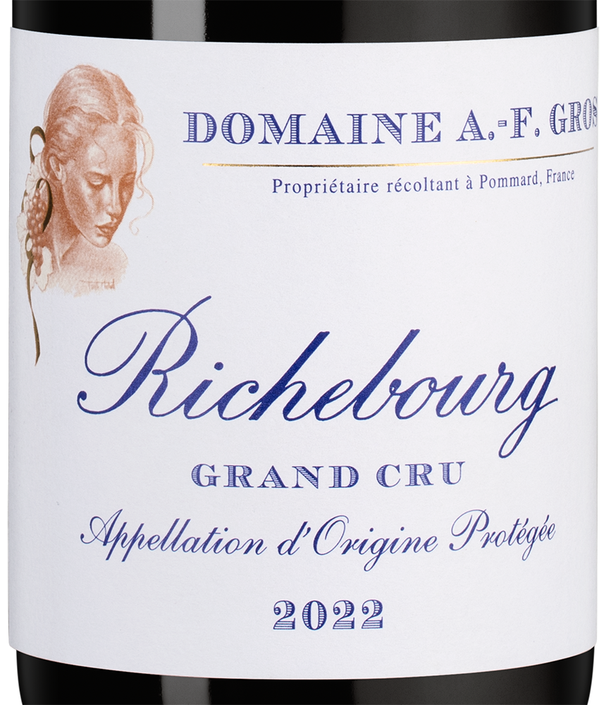 Вино Richebourg Grand Cru, Domaine Anne-Francoise Gros, 2022, (154063), Франция, Бургундия, красное, сухое, 0.75 л, Ришбур Гран Крю, цена 299990 рублей