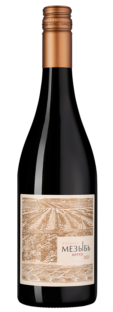 Вино Мезыбь. Мерло, 2021, (158870), Россия, Кубань, красное, сухое, 0.75 л, Усадьба Мезыбь. Мерло, цена 1390 рублей