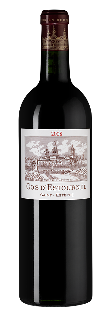 Вино Chateau Cos d'Estournel Rouge (Saint-Estephe), 2008, (142248), Франция, Бордо, красное, сухое, 0.75 л, Шато Кос д'Эстурнель Руж, цена 67490 рублей
