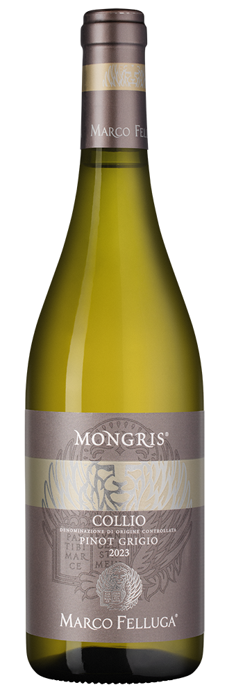 Вино Pinot Grigio Mongris, Marco Felluga, 2023, (148941), Италия, Фриули-Венеция-Джулия, белое, сухое, 0.75 л, Пино Гриджо Монгрис, цена 4990 рублей