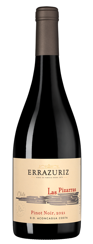 Вино Las Pizarras Pinot Noir, Errazuriz, 2021, (142899), Чили, Аконкагуа, красное, сухое, 0.75 л, Лас Писаррас Пино Нуар, цена 24990 рублей