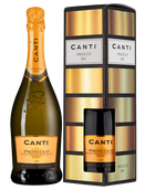 Белое шампанское и игристое вино Canti Prosecco в подарочной упаковке