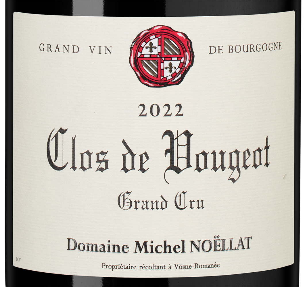 Вино Clos de Vougeot Grand Cru, Domaine Michel Noellat, 2022, (153749), Франция, Бургундия, красное, сухое, 0.75 л, Кло де Вужо Гран Крю, цена 87490 рублей