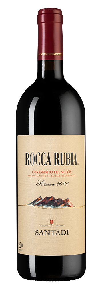 Вино Rocca Rubia, Santadi, 2019, (136686), Италия, Сардиния, красное, сухое, 0.75 л, Рокка Рубиа, цена 6490 рублей